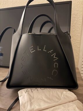 Stella McCartney perforated logo crossbody